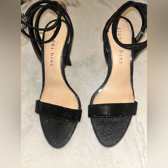 Gianni Bini Zinna double ankle strap glitter platform Size 11 NEW - Picture 4 of 6